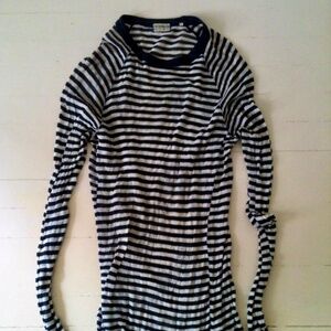 Tim Hamilton Cotton Gauze Striped T Shirt